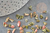 Sable unakite Naturelle 2-8mm, chips création bijoux et jesmonite nailart, X 20gr G2810