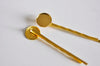 Supports de barrette laiton doré 12mm, support cabochon,barrette dorée,accessoires cheveux, fabrication bijoux,lot de 5 G3495