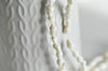 Coquillages percés blanc, coquillages naturels,bijoux plage,vacances coquillage, le fil de 135, x1 G7987