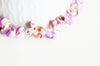 perles coquillage naturel rose, fourniture bijoux coquillages rose clair pour création bijoux,7-12mm, le fil de 90 perles G3853