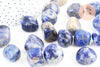 pierre sodalite naturelle roulée 45-66mm, pierre naturelle lithotherapie,X20g G7670