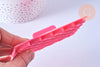 tampon biscuit embosseur silicone rose 11.4cm, Moule patisserie en silicone pour décorer des gateaux ou décor pour pâte polymère x1 G5105