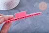 tampon biscuit silicone rose 12.2cm, Moule patisserie, moule en silicone pour décorer des gateaux ou décor pour pâte polymère, X1 G4179